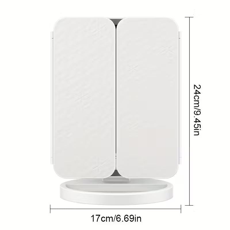 Miroir de maquillage lumineux RoyaleGlow - Commande tactile avec double grossissement